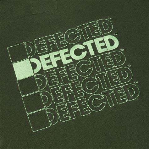 Defected House Music All Life Long Hoodie Forest Green Defected Records™ House Music All