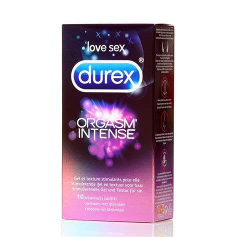 Condom And Lubricant Durex Orgasmintense