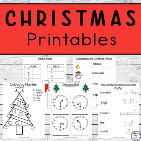 30 Free Christmas Printables For Kids Saving Talents