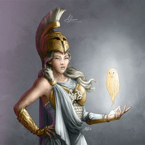 Athena Greek Mythology Art Egyptian Goddess Art Athena Goddess