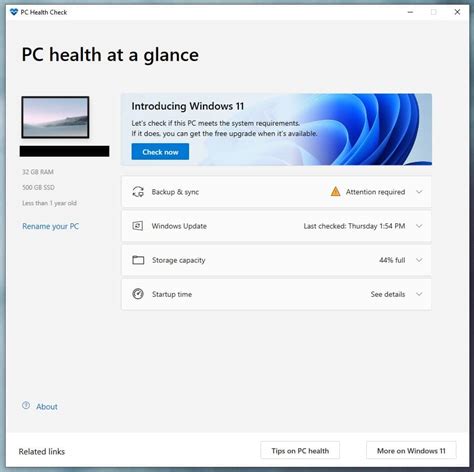 pc health check windows 11 app download arcadever