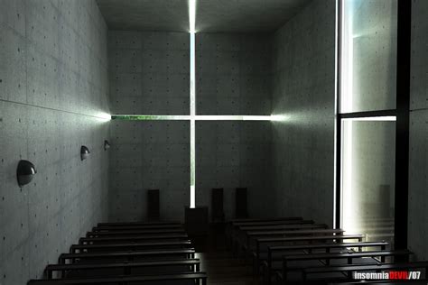 Tadao Ando Church Of Light By Insomnia Devil On Deviantart