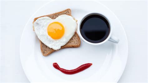 A Healthy Breakfast Eggs And Coffee Ok Sorry Sugar Healthy Living