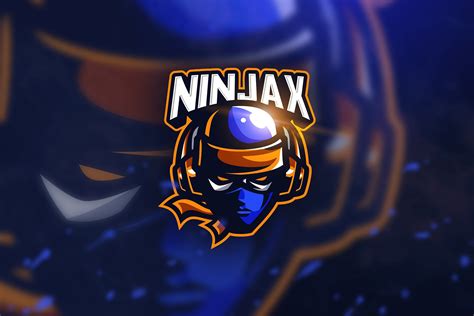 Ninja Game Mascot And Esport Logo Creative Illustrator Templates ~ Creative Market