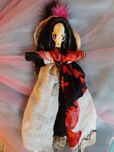 Fetish Voodoo Doll Made With A Real Mink Skull Blessed For Etsy