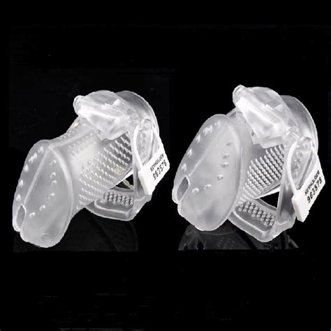new male plastic cb6000 perforate breathable chastity cage penis ring device metal built in