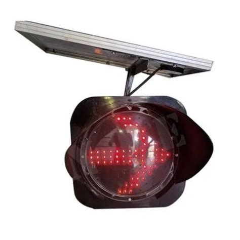 Red Led Traffic Signal Arrow Light With Solar At Rs 6200 Solar