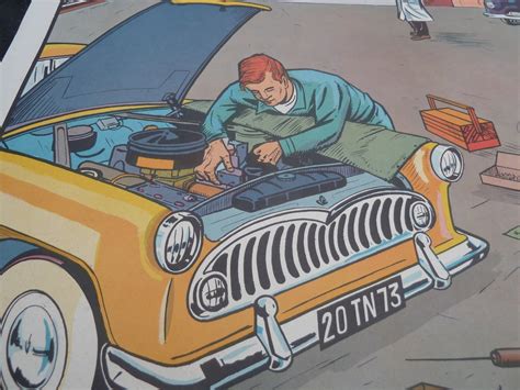 Ecole FMR 1000 Affiches Scolaires Affiche Scolaire MDI 1960 Garage