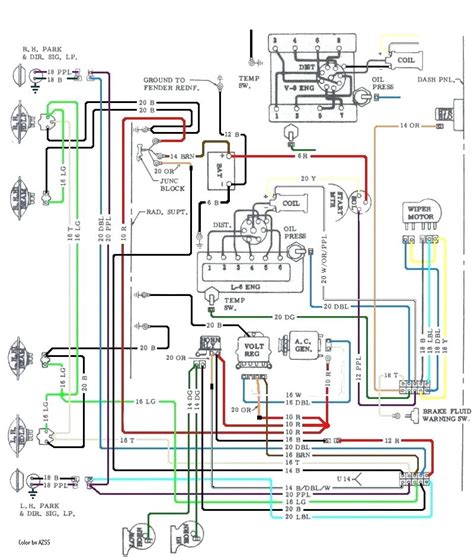 71 Chevelle Engine Wiring Diagram