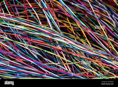 Colorful Electrical Cable And Wire Stock Photo Alamy
