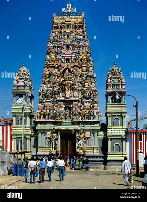 Gopuram Or Gate Tower At The Entrance To The Hindu Temple Of Colombo