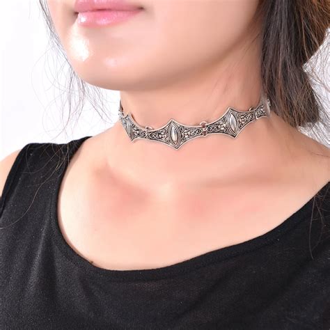 2017 Hot Boho Collar Choker Silver Necklace Statement Jewelry For