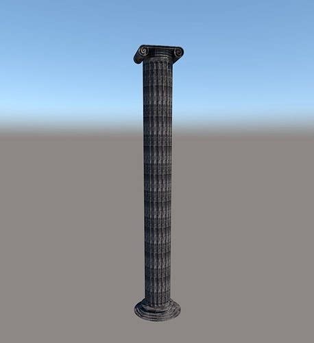 Classical Column 3d Model Cgtrader
