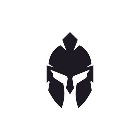 Greek Sparta Head Symbol Icon Vintage Spartan Helmet Warrior Logo