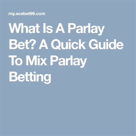 parlay mix