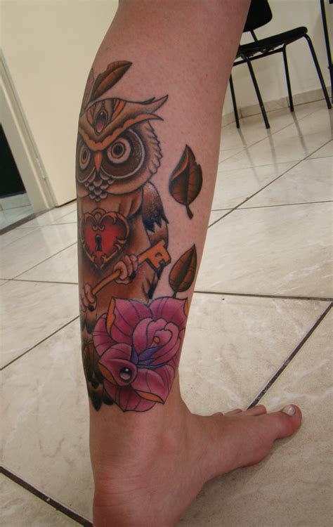 Final Owl Tattoo 2 By Frah On Deviantart