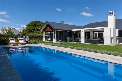 Magnificent Lodge In Greytown Transitional Pool Wellington By D