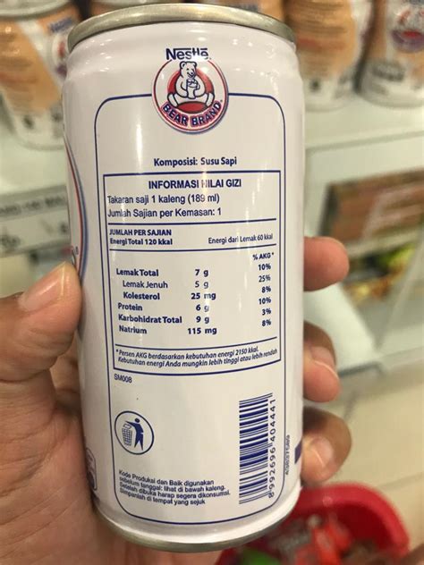 Susu sapi rendah lemak, susu bubuk skim, gula, minyak kelapa sawit (mengandung antioksidan askorbil palmitat), pati modifikasi, ekstrak teh, pemantap nabati, pengemulsi lesitin kedelai, kalsium karbonat, premiks vitamin dan perisa identik alami teh. Memilih Susu UHT Untuk Anak Di Bawah 2 Tahun
