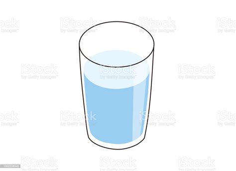 Glass With Water Isolated Illustration Stock Illustration Download Image Now Drinking Glass