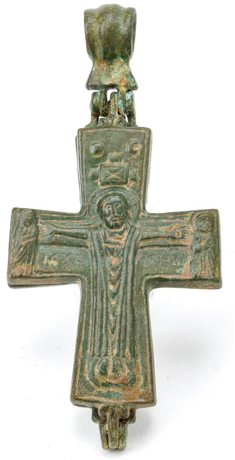 Sold Price Byzantine Bronze Reliquary Cross Pendant Invalid Date Pst