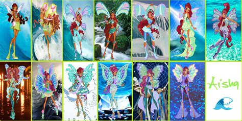 These Transformations Belong To Aisha The Fairy Of Waves Winx Club Aisha Transformations
