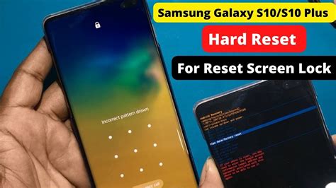 Samsung S10 Plus Hard Reset For Password Unlock Tutorial Remove
