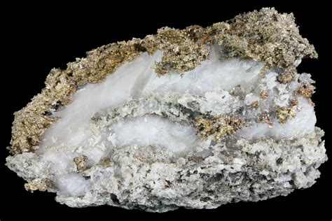 45 Native Silver Formation In Calcite Morocco For Sale