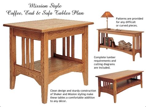 Guies: Plans for wood end tables