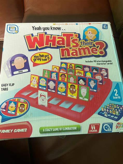 Whats Their Name Board Game Brand New Vinted