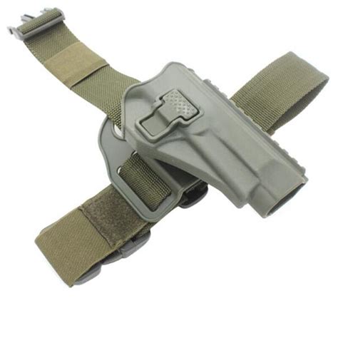 Tactical Steel Plastic Beretta M992fs Drop Leg Gun Holster Thigh Belt