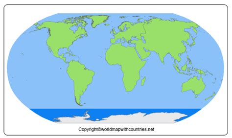 World Map With Countries 4 Free Printable Continents And Sea Maps 2022