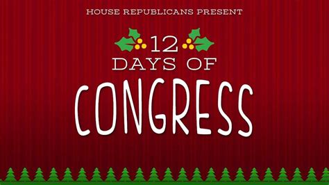 Day 12 Of House Republicans 12 Days Of Congress Youtube