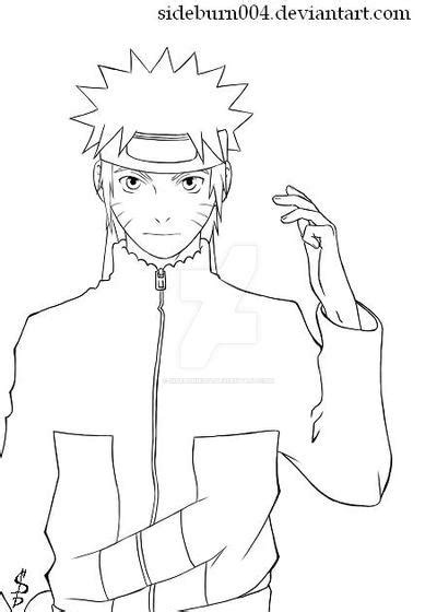 Naruto Lineart By Sideburn004 On Deviantart