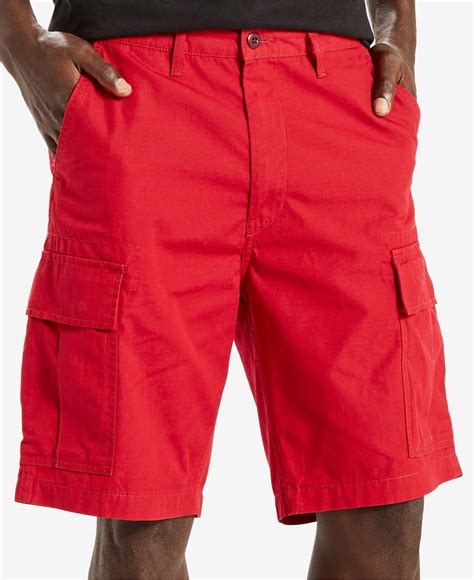 Lyst Levis Carrier Cargo Shorts In Red For Men