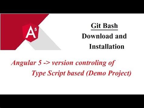 Integrates git bash and git gui into windows. How to Download and Install Git Bash ( Angular 5 Demo Project ) - YouTube