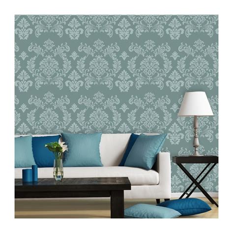 Large Wall Damask Stencils Danielle Reusable Allover Pattern For Diy