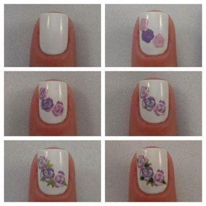Te invitamos a hacer en tus manos lindos diseños para uñas,las flores son diseños que nunca pasan de moda y las podemos hacer de mil formas ,el diseño de hoy es en blanco y negro con un toque de glitter en plata. 19 Diseños de Uñas de Flores - Paso a Paso - ε Diseños de ...