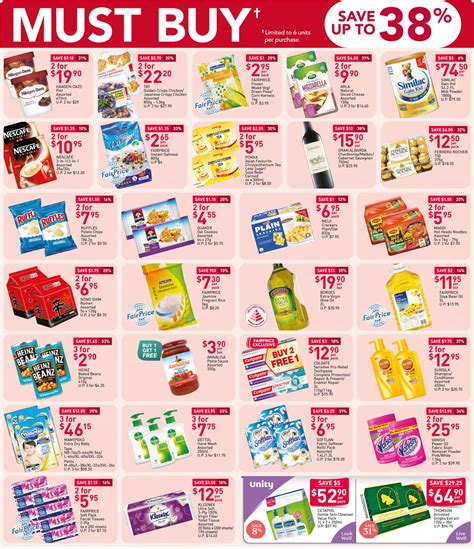 Fairprice Save Up To 38 With Must Buy Items From Now Till 23