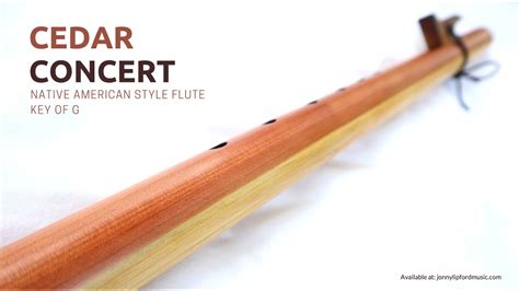 Cedar Concert G Native American Style Flute Butch Hall Flutes Youtube