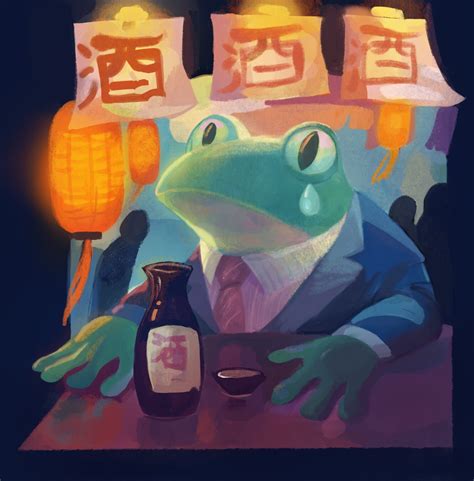 Artstation Sad Frog