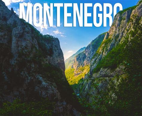 Moracha Canyon Background Greeting Card Montenegro Travel Poster