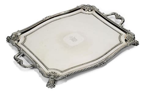 An Old Sheffield Plate Two Handled Tray Circa 1820 Christies
