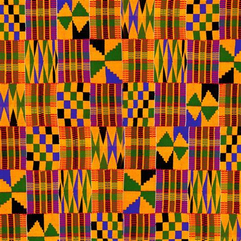 Kente Cloth Designs To Color