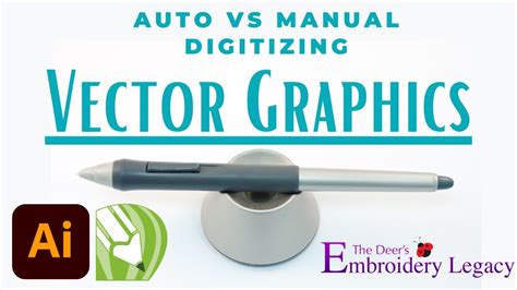 Vector Graphics Auto Vs Manual Digitizing Youtube