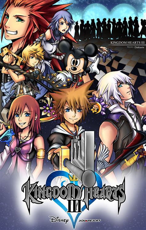 Fanart Kingdom Hearts Iii Cover By Dakiarts On Deviantart