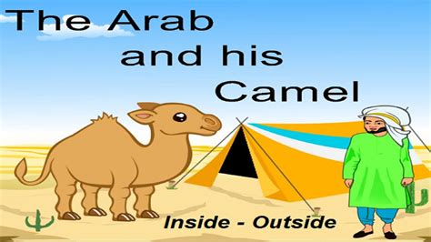He always staying with his tent. Maths - Story -The Arab and his Camel - Concept of space ...