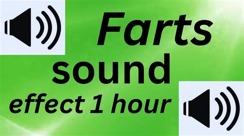 farts sound effect 1 hour youtube