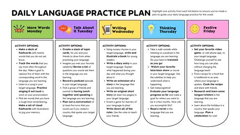 Daily Language Practice Plan Duolingo For Schools
