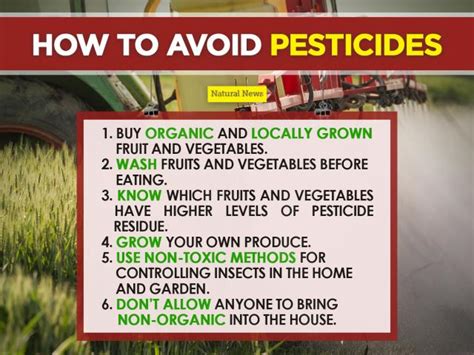 How To Avoid Pesticides