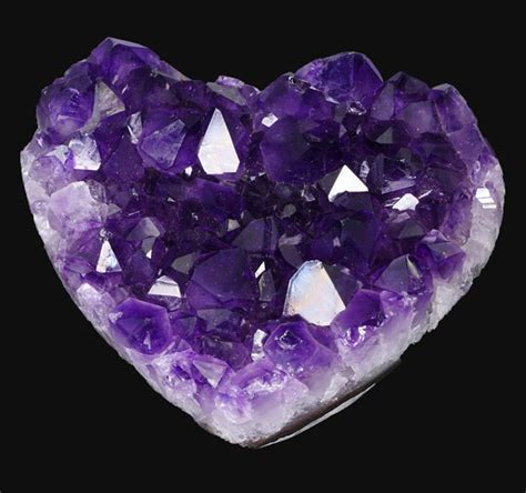 Amethyst Cluster Heart Feel Crystals And Jewellery